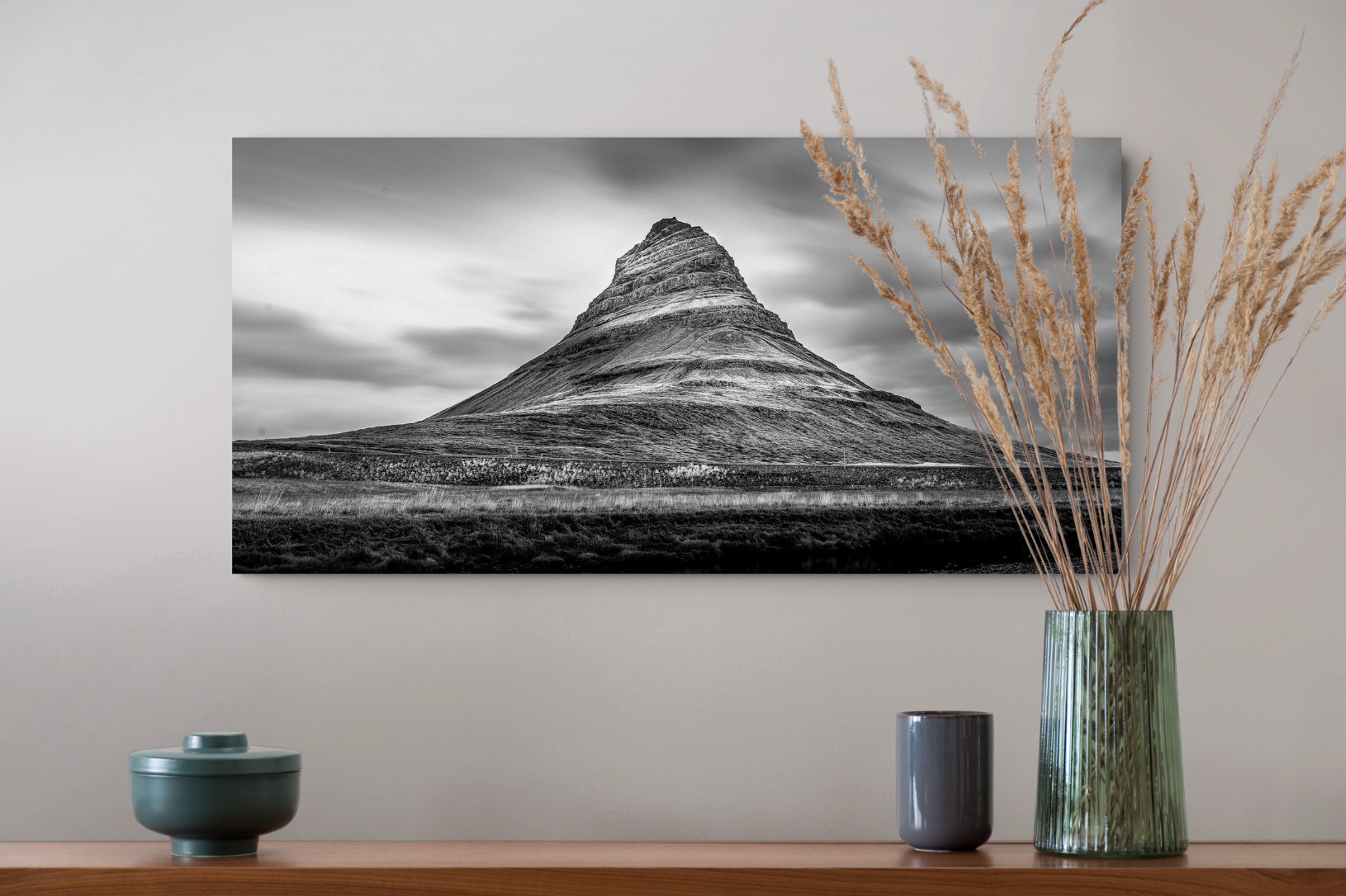 Beyond the Wall fine art print displayed on a wall